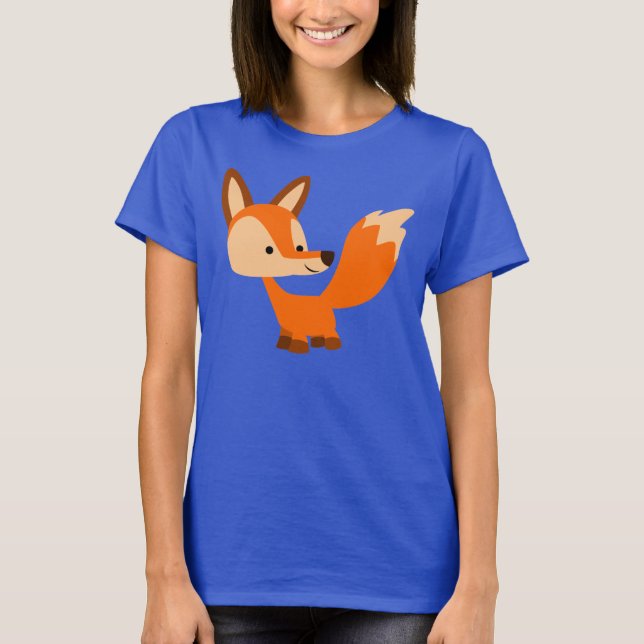 T-shirt Femme Fox Cartoon sympa (Devant)