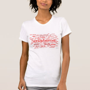 t-shirt femme fraises