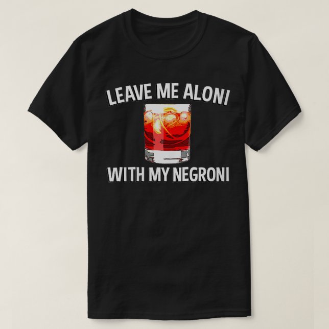 T-shirt Femme Funny Negroni Cocktail Design pour Negroni D (Design devant)