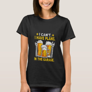 T-shirt Femme Garage Bière Alcool Drôle Humour de devis po