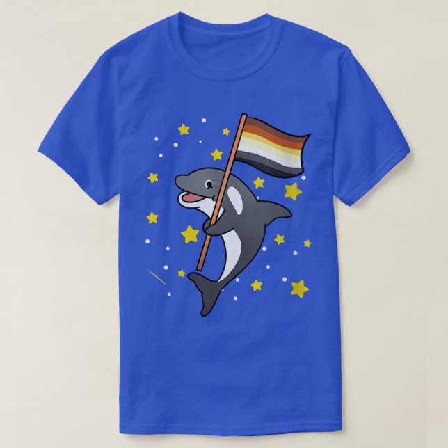 T-shirt Femme Gay Bear Orca Gay Bear Pride V-Cou (Design devant)