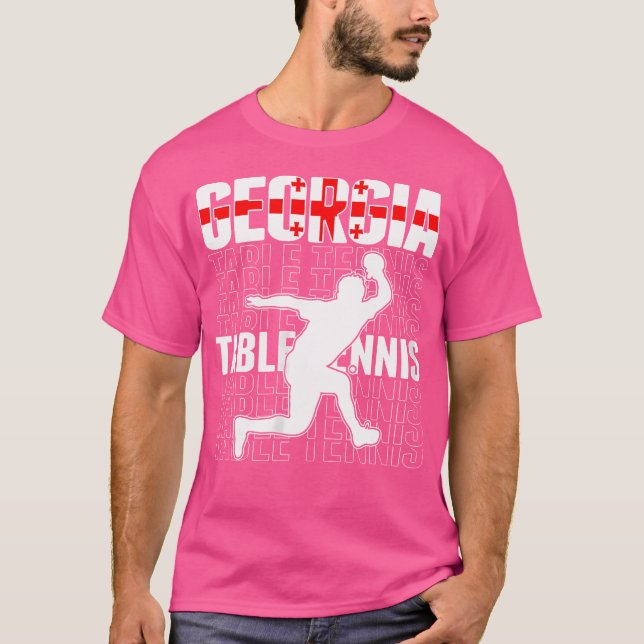 T-shirt Femme Géorgie tennis de table Fans Jersey Georgian (Devant)