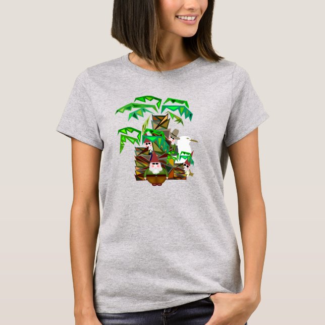 T-shirt femme Gnomes Beach (Devant)