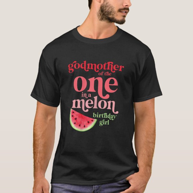 T-shirt Femme Godmère D'Un Dans Un Melon Anniversaire Fill (Devant)