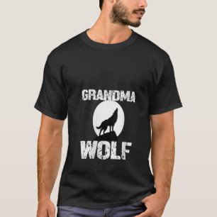 T-shirt Femme Grand-mère Wolf Chemise jumelée tribu de la 