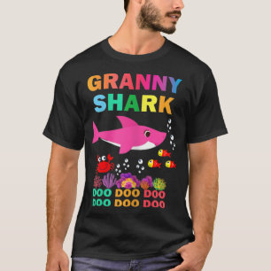 T-shirt Femme Granny Shark Shirt jumeler famille mère
