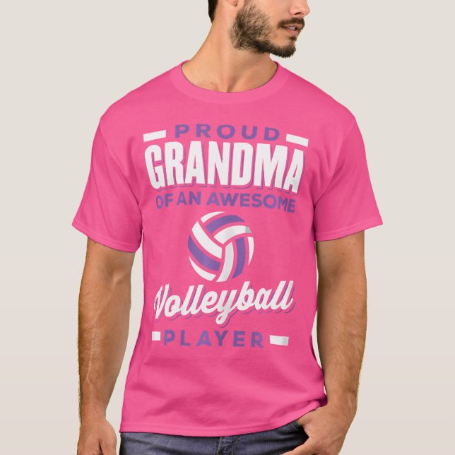 T-shirt Femme Graphique Amusante De Volley-Ball Et Grand-M (Devant)