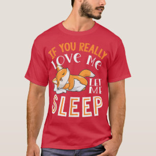 T-shirt Femme Graphique de Fox couchant mignon Hommes Enfa