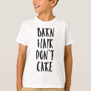 T-shirt Femme Grosse Cheveux Ne S'Occupe Pas Drôle Cheval