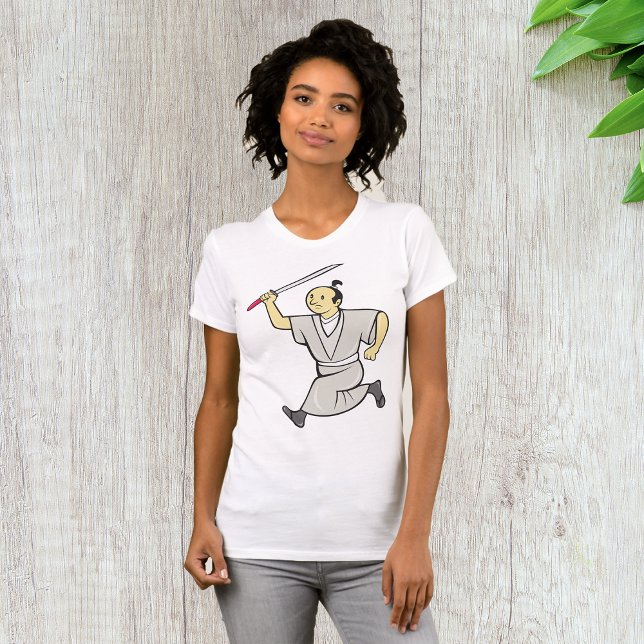 T-shirt femme guerrière de Samurai (Créateur téléchargé)