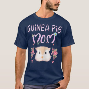 T-shirt Femme Guinée Cochon Maman Amusante Animaux de comp