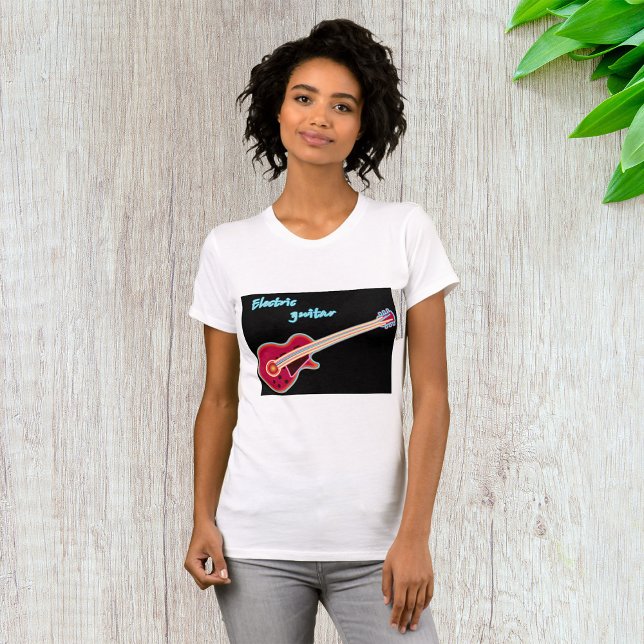 T-shirt femme guitare électrique (Créateur téléchargé)
