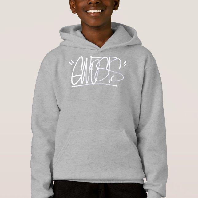 T-Shirt Femme Gwosts Scribble Tag (Devant)