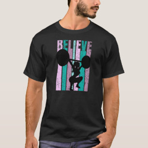 T-shirt Femme Gymnase Femme Aimer Barbell Squat K