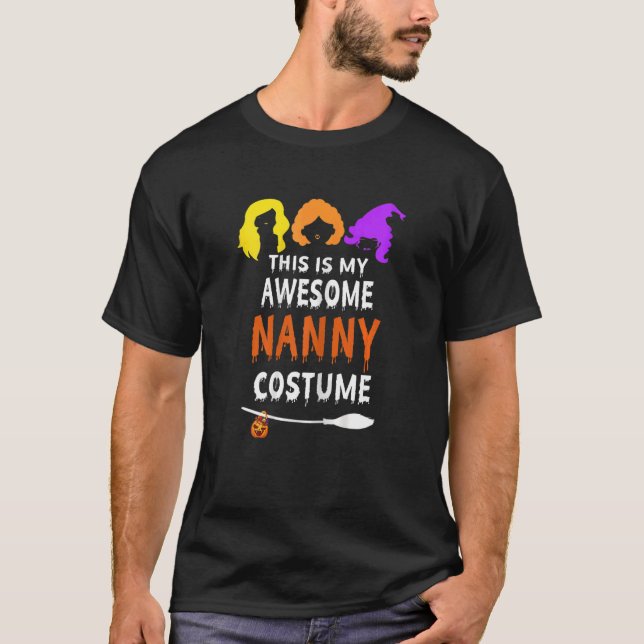 T-shirt Femme Halloween sorcière grand-mère C'est mon merv (Devant)