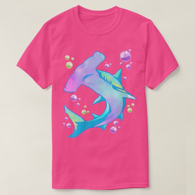 T-shirt Femme Hammerhead Requin Marine Vie Cadeau Pour Fil (Design devant)