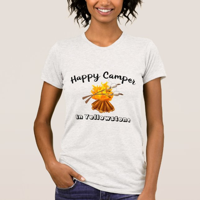 T-shirt Femme - Happy Camper (Devant)
