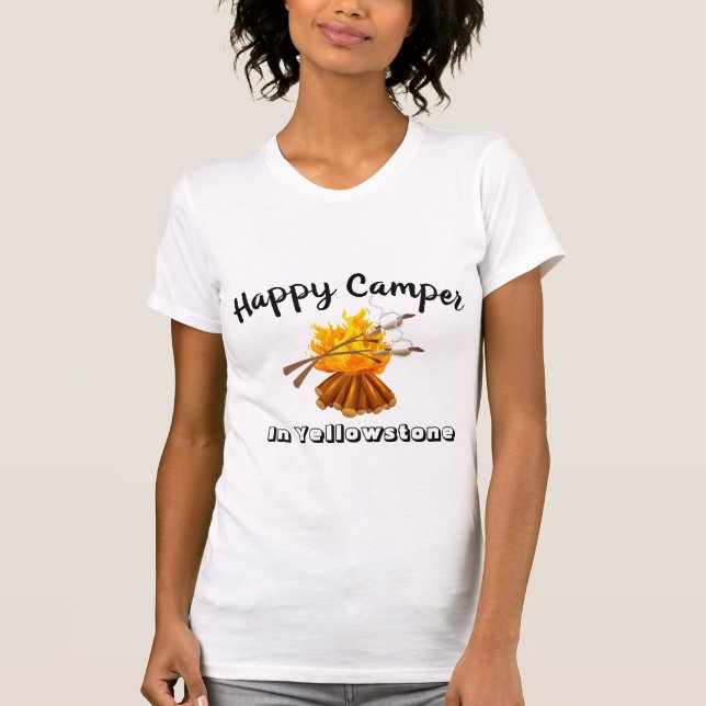 T-shirt Femme - Happy Camper (Devant)