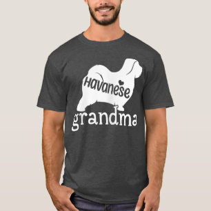 T-shirt Femme Havanais grand-mère cadeaux mignonne Havanai