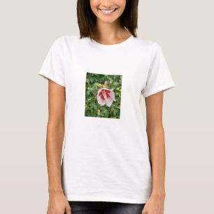 T-shirt femme Hibiscus blanc