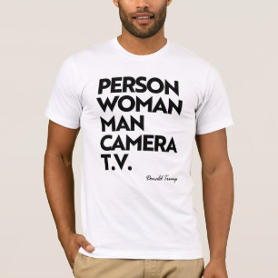 T-SHIRT FEMME HOMME APPAREIL PHOTO TÉLÉVISION