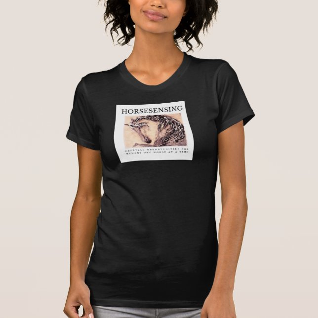 T-shirt femme HorseSensing (Devant)