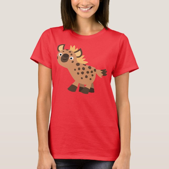 T-shirt femme Hyena Cartoon sympa (Devant)