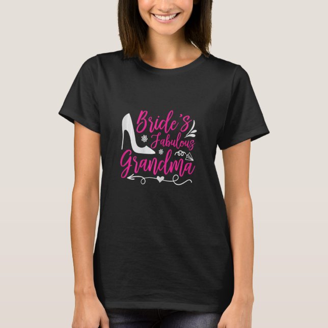 T-shirt Femme I Do Crew Grand-Mère De La Mariée Mignonne P (Devant)