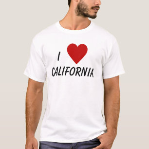 T-shirt femme I Love California