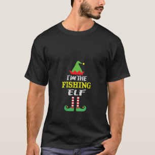 T-shirt Femme I m The Fishing Elf Matching Family Group C