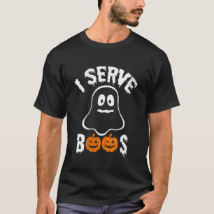 T-shirt Femme I Sert Boos Bartender Halloween Boo Lover