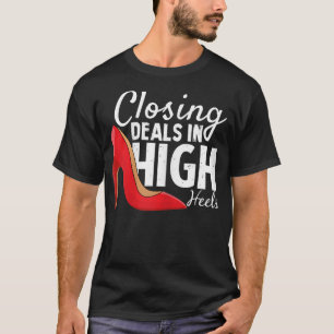 T-shirt Femme Immobilier Épouse Agent Immobilier Maman, Fa