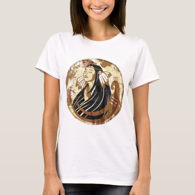 T-shirt Femme indienne (Devant)