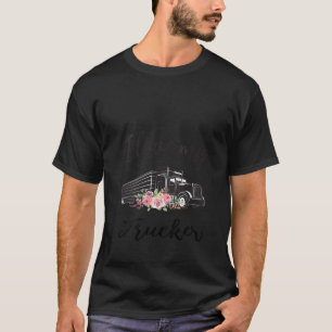 T-shirt Femme J'Aime Mon Camionneur Funny Conducteur Camio