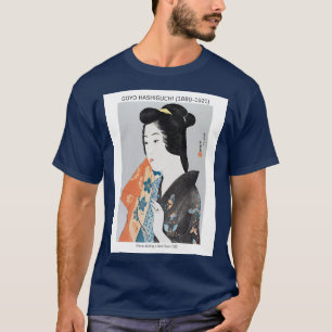 T-shirt Femme japonaise tenant sa serviette - Goyō Hashigu