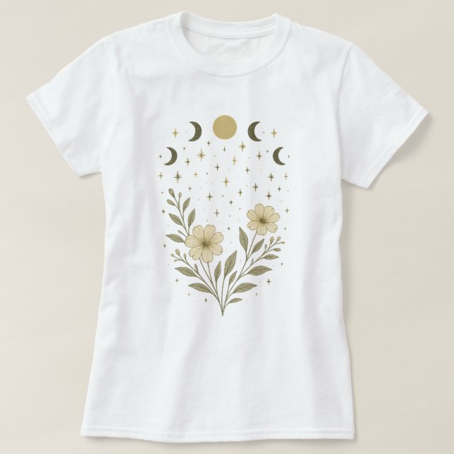 T-shirt femme Jardin Jumelé (Design devant)