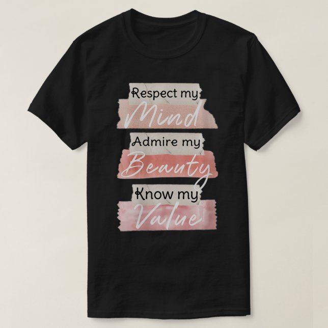 T-shirt Femme Je suis la Beauté RAK MBV VNeck (Design devant)