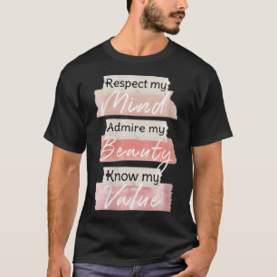T-shirt Femme Je suis la Beauté RAK MBV VNeck