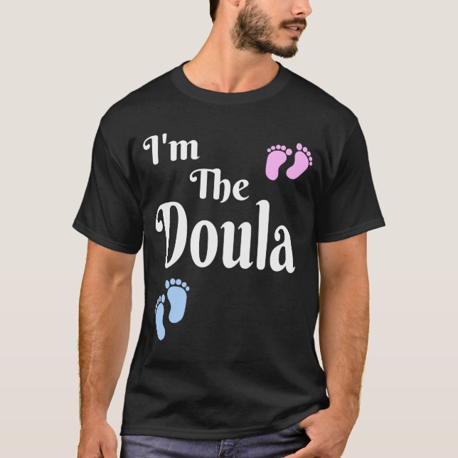 T-shirt Femme Je suis l'entraîneur de travail Doula sage-f (Devant)
