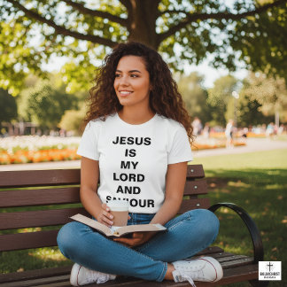 T-shirt femme "Jésus est mon Seigneur et sauveur"