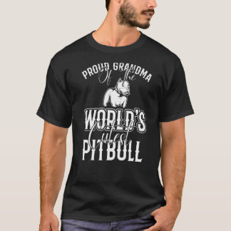 T-shirt Femme Jolie Chien Fier Mama Du Monde Le Plus Cutes