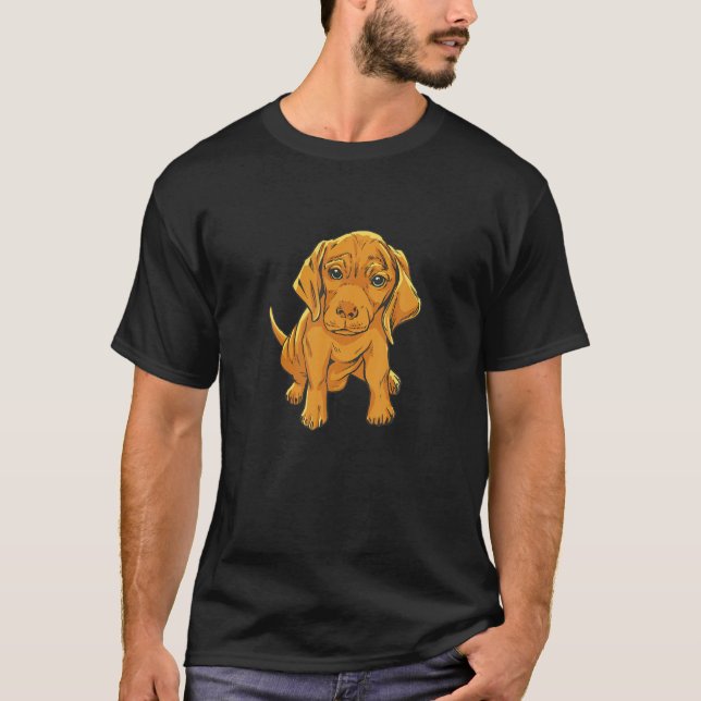 T-shirt Femme Jolie Porte-Chien Amoureux des chiens Vizsla (Devant)