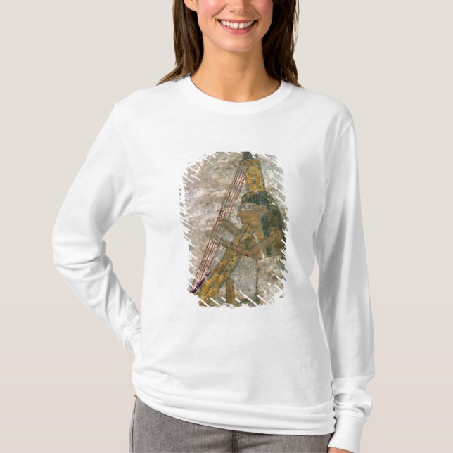 T-shirt Femme jouant une harpe arquée (Devant)