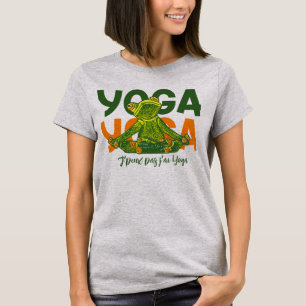 T-shirt Femme J'peux pas j'ai Yoga