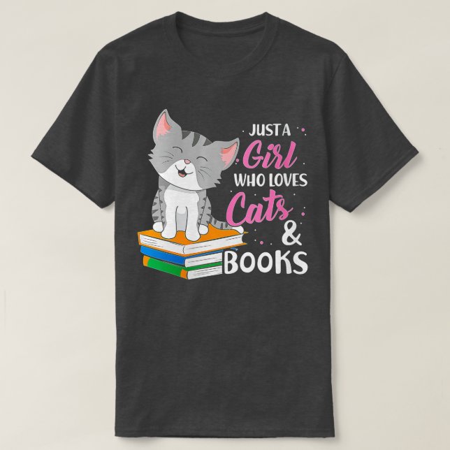 T-shirt Femme Juste Une Fille Qui Aime Les Chats Et Les Li (Design devant)