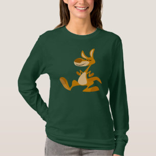 T-shirt femme Kangaroo Danser un joli dessin