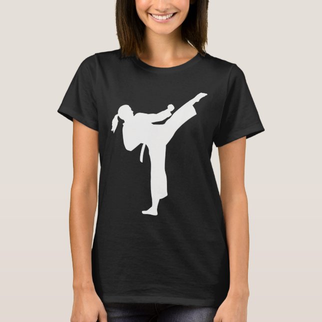 T-shirt Femme karaté (Devant)