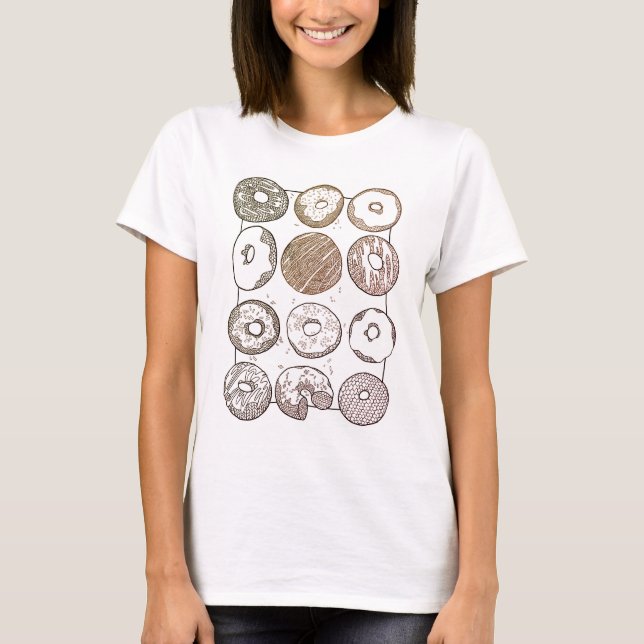 T-shirt femme KNIT DOZEN DONUTS (Devant)