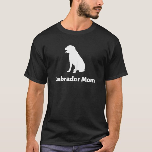 T-shirt Femme Labrador Maman T (Devant)