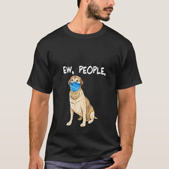 T-shirt Femme Labrador Retriever Ew Personnes Chien Portan (Devant)
